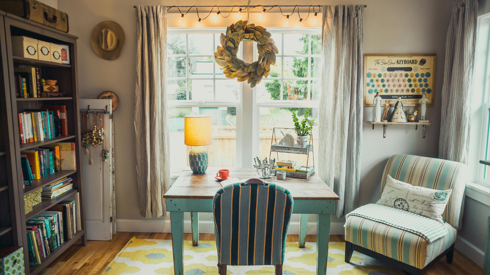 home office bookshelves