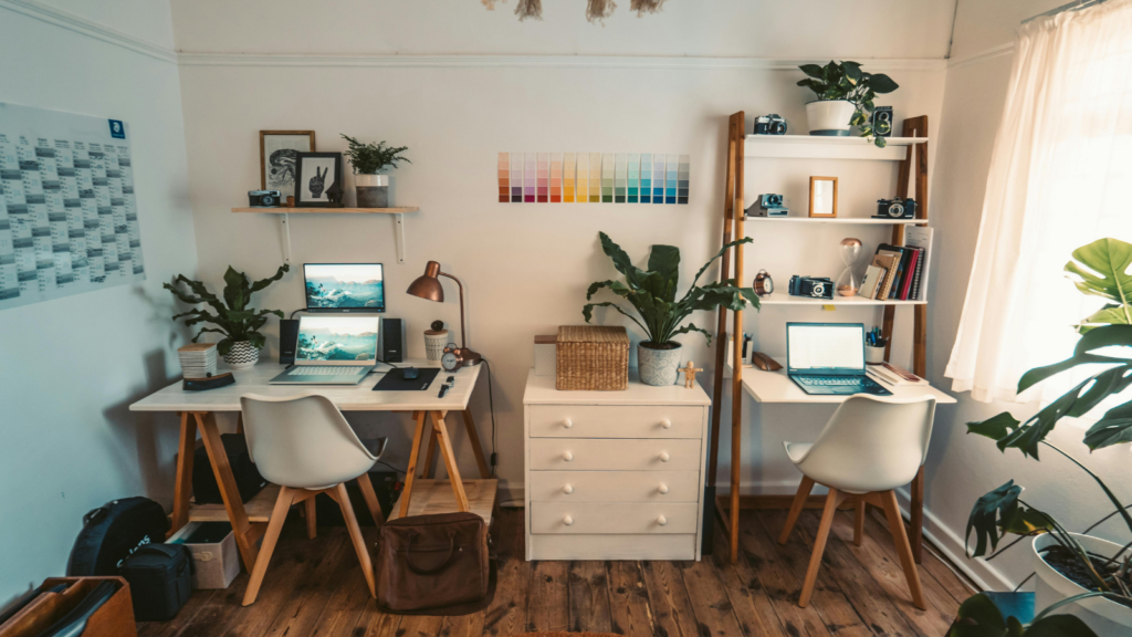 boho home office