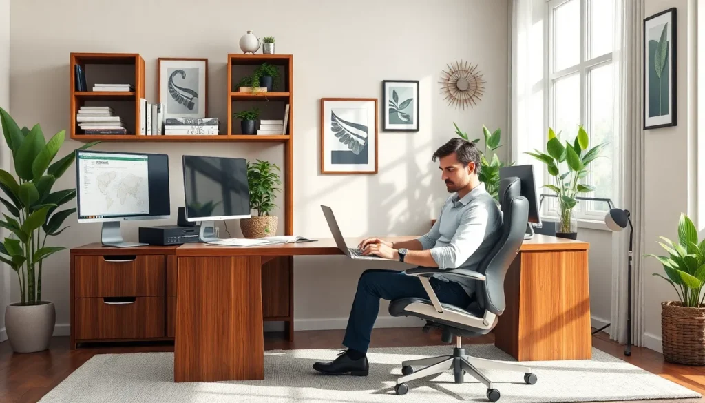 home office executive desk