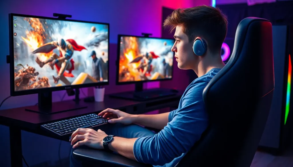 gaming pc setup bundle
