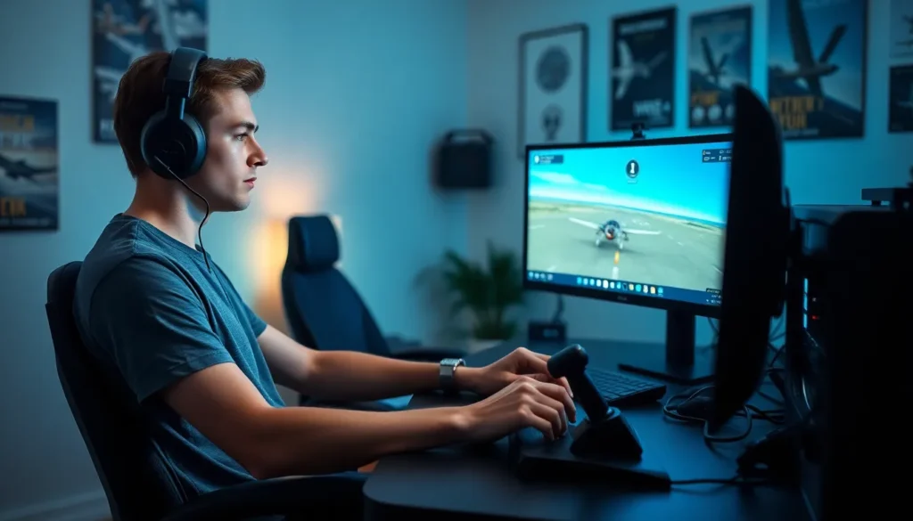 flight simulator setup for pc